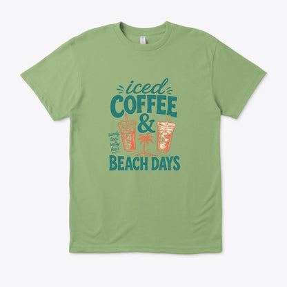 ☕ Iced Coffee & Beach Days