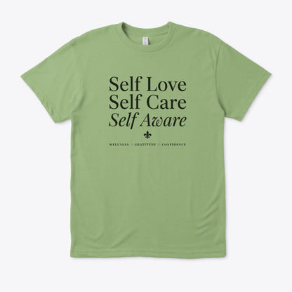 Self Love,Care,Aware (Regular fit)