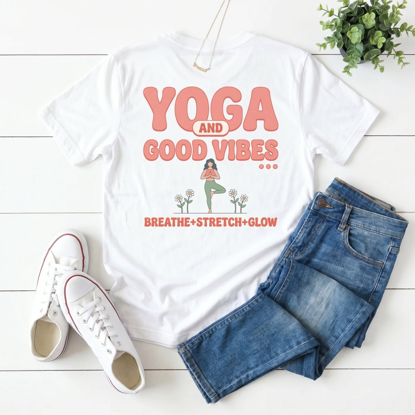 Yoga & Good Vibes (Slim fit)