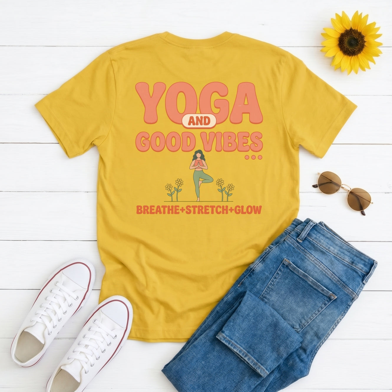 Yoga & Good Vibes (Slim fit)