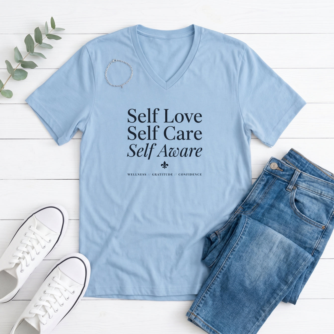 Self Love, Self Care, Self Aware (Slim fit)