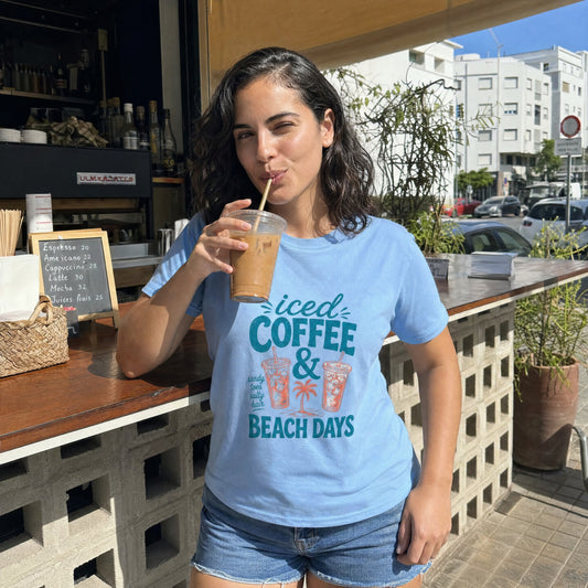 ☕ Iced Coffee & Beach Days